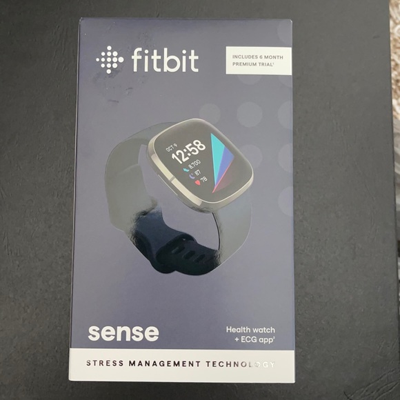 New Fitbit Sense Advanced Health & Fitness Tracker Smartwatch Fast Shipping - Picture 1 of 13
